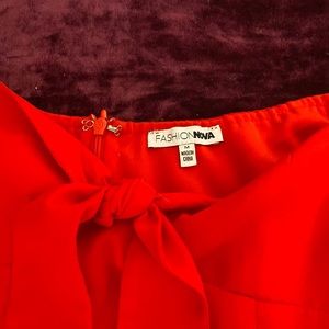 Red fashion nova dress ❤️